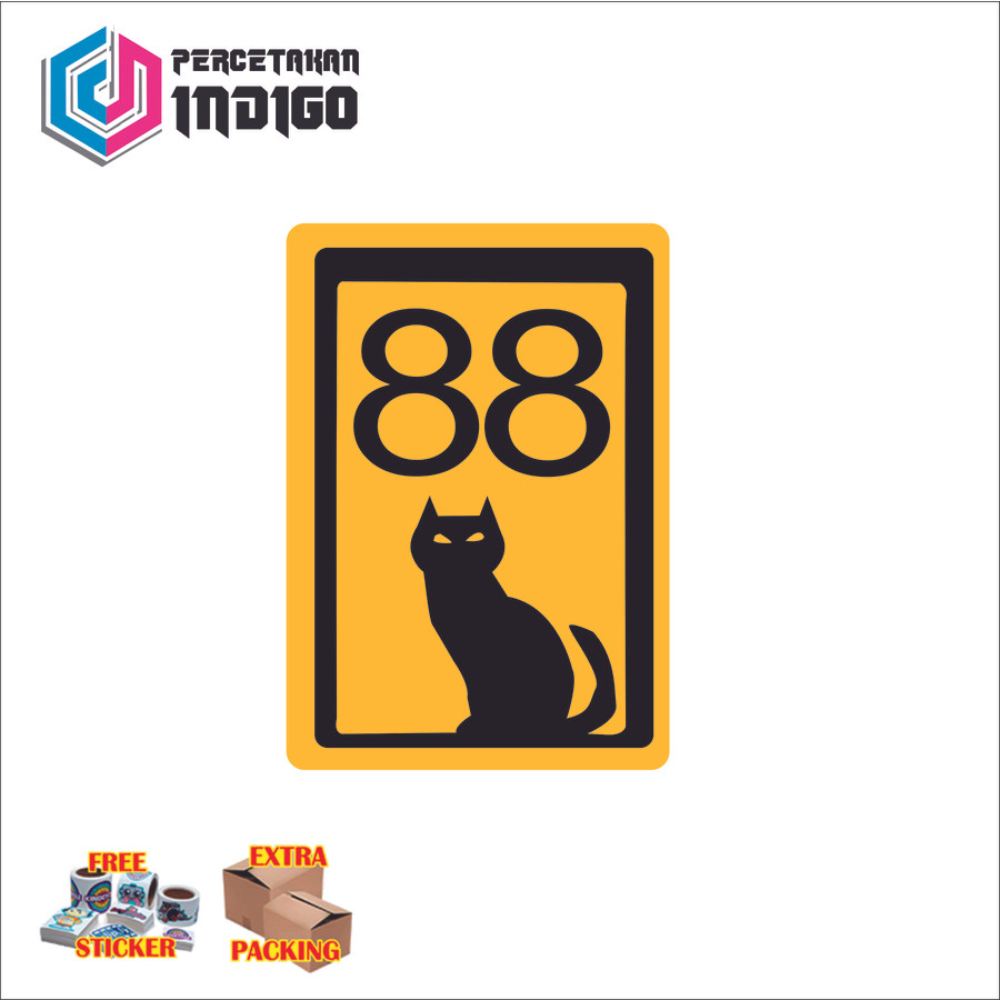 Jual plat alumunium rambu pelang no rumah kucing | Shopee Indonesia