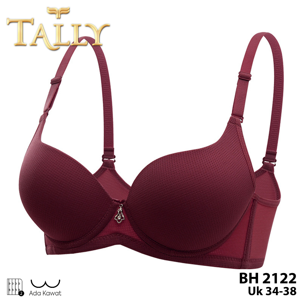 Jual Tally Bh Bra Ada Kawat Busa Sedang Bahan Katun Pori Cup A B Kait Bra Harian