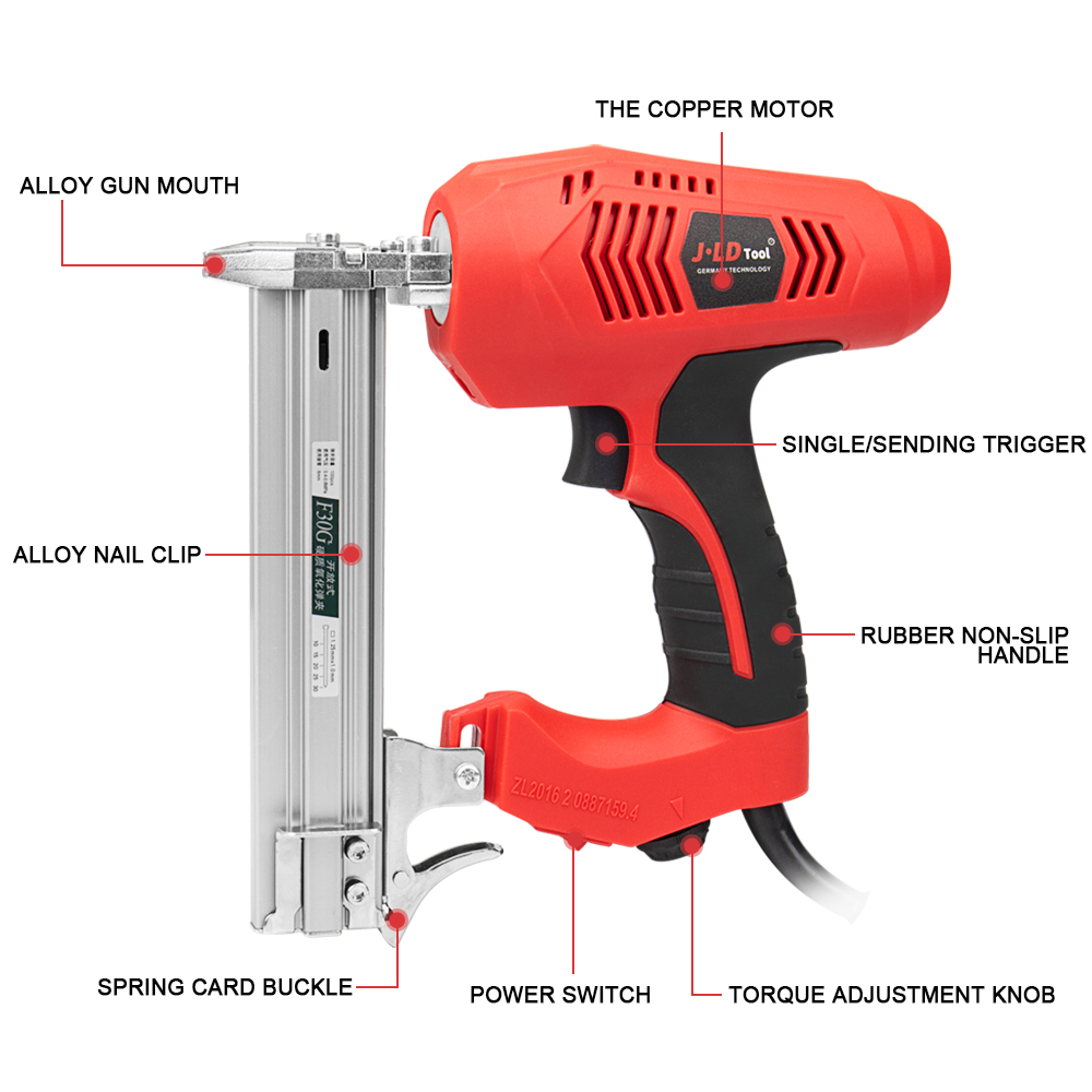 Jual JLD Air Nail Gun Mesin Paku Tembak Nailer Alat Paku Tembak Lurus ...