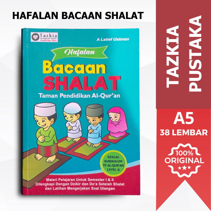 Jual Buku Hafalan Bacaan Shalat Sholat Buku Santri Tk Tpq Tpa Paud