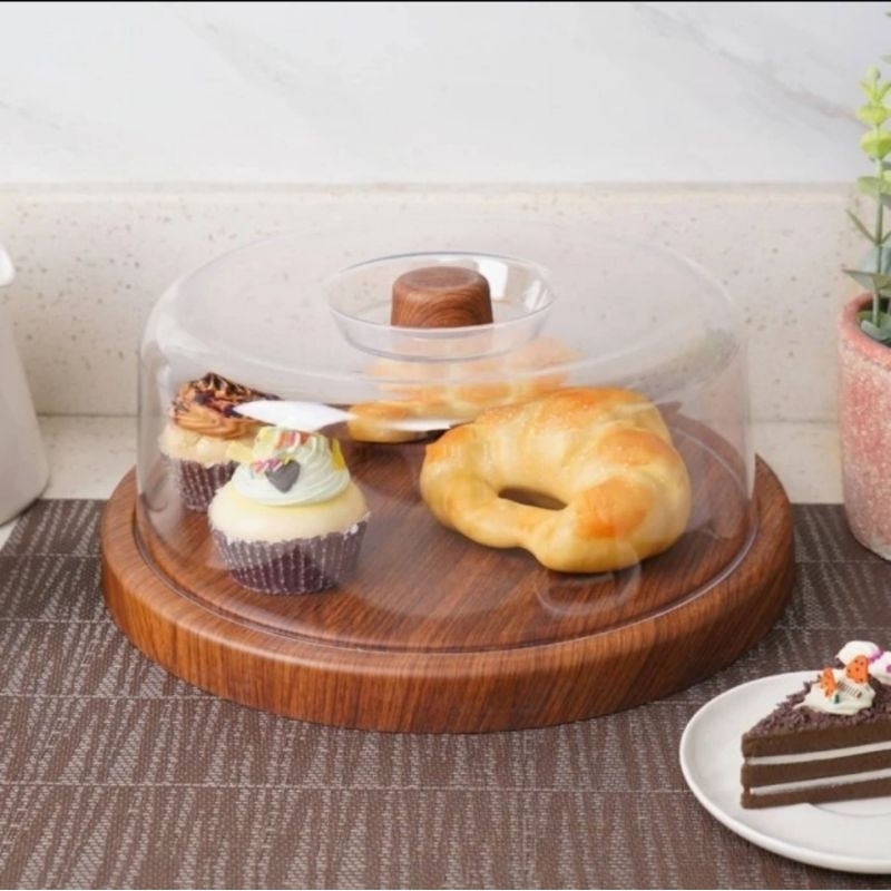 Jual Made in Turkey Bread Cover Evelin Cake Dish Cover Wadah Saji Kue
