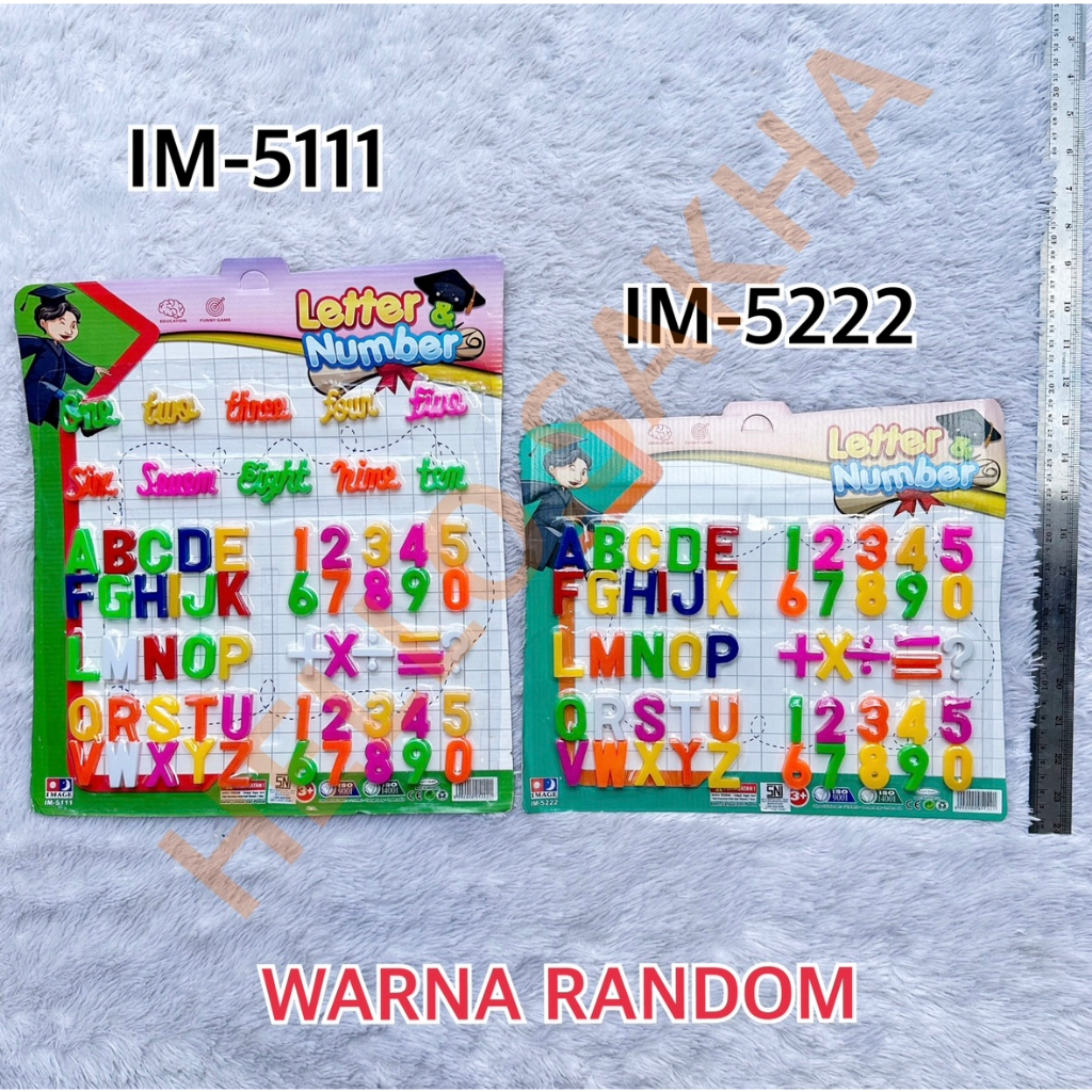 Jual MAINAN IM-5111 DAN IM-5222 LETTER & NUMBER ABC 123 ALFABET ...