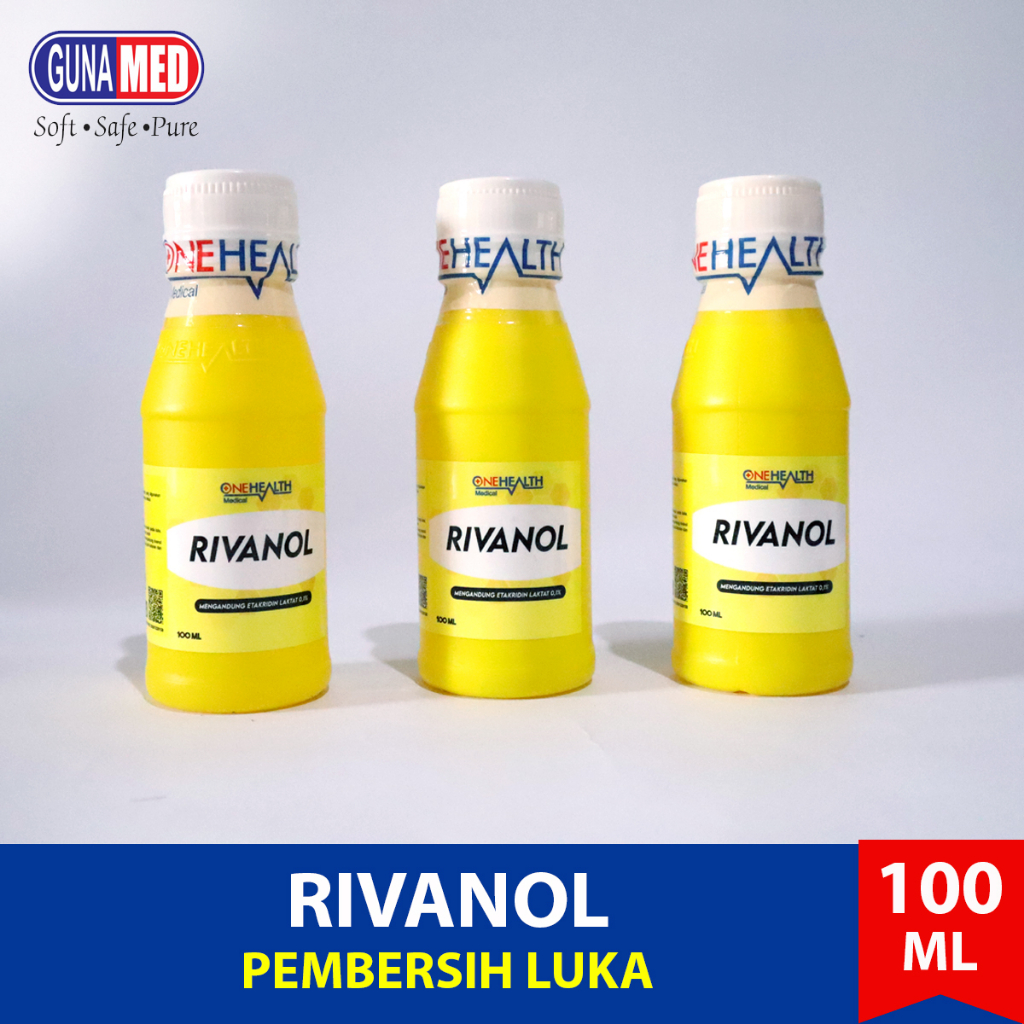 Jual RIVANOL 100 Ml- Cairan Pembersih luka Solusi Antiseptik Unggul ...