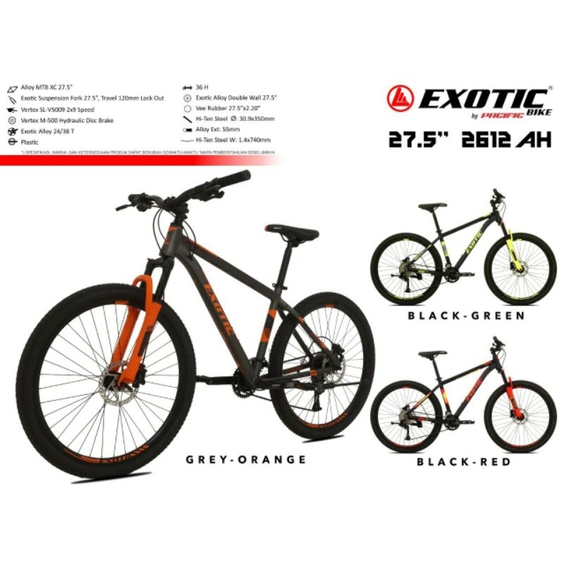 Exotic 27.5 best sale