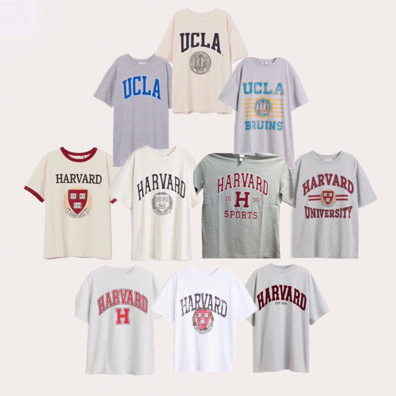 Jual HM ORIGINAL NEW KAOS HARVARD UNIVERSITY UCLA BRUINS LOGO WHITE ...