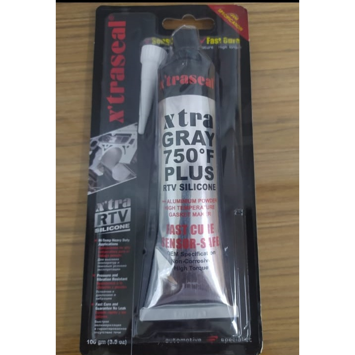 Jual Lem RTV Xtraseal Gasket Silicone - 750F - Grey | Shopee Indonesia