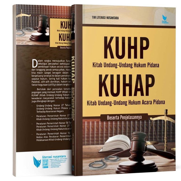 Jual Kuhp Dan Kuhap - Kitab Undang Undang Hukum Pidana Dan - Kitab ...