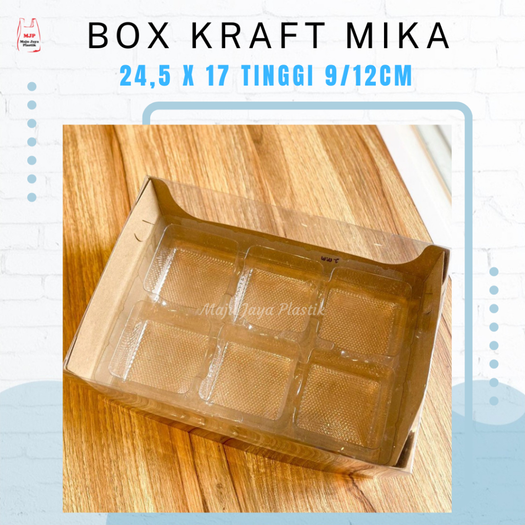 Jual (Minim 5pcs) BOX CUPCAKE ISI 6 Dus Puding isi 6 Packaging Muffin