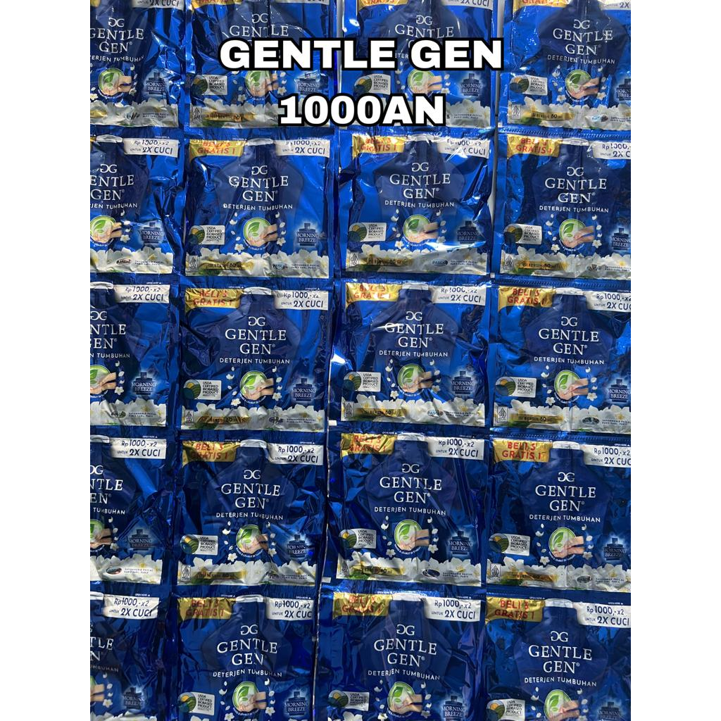 Jual Sabun Cuci Gentle Gen Twinpack Detergen Cair Renteng Renceng 80ML ...
