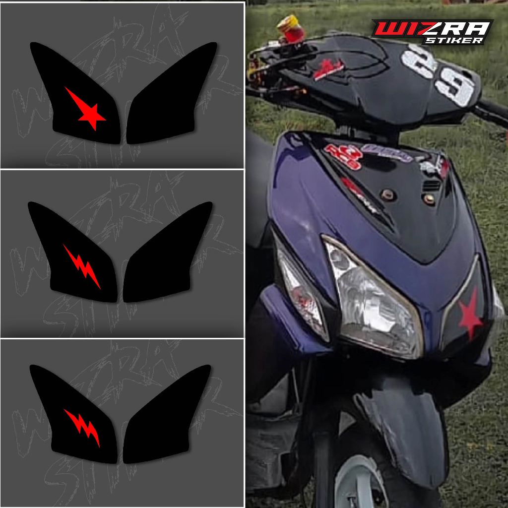 Jual STIKER HEADLAMP MOTIF UNTUK VARIO KARBU | Shopee Indonesia