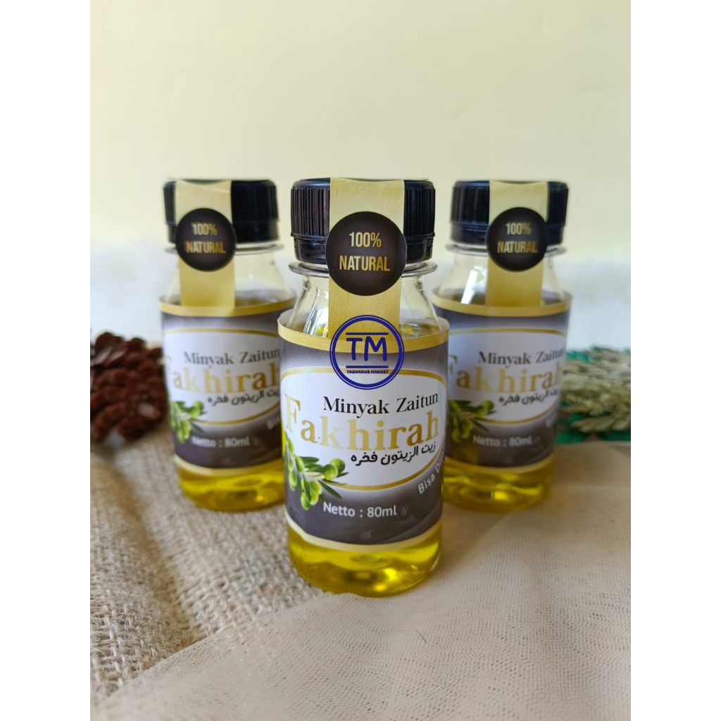 Jual Minyak Zaitun Olive Oil Extra Virgin Fakhirah 80 ml 80ml Mirip Le
