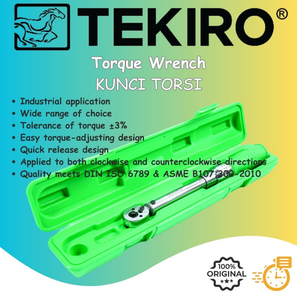 Jual Tekiro Kunci Torsi Torque Wrench 3/4" 100600 Nm TR5000 Original 