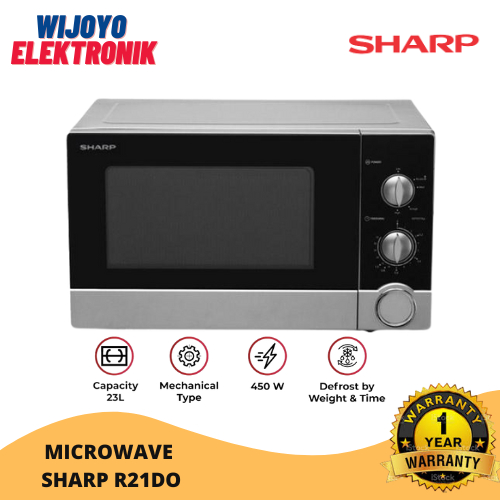 Jual MICROWAVE SHARP R21DO Sharp Microwave Oven Low Watt 23 L R21DO(S