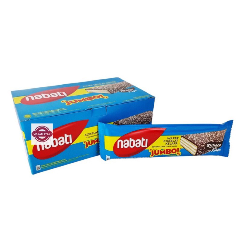 Jual nabati coated jumbo box / wafer nabati coated kelapa jumbo / promo ...