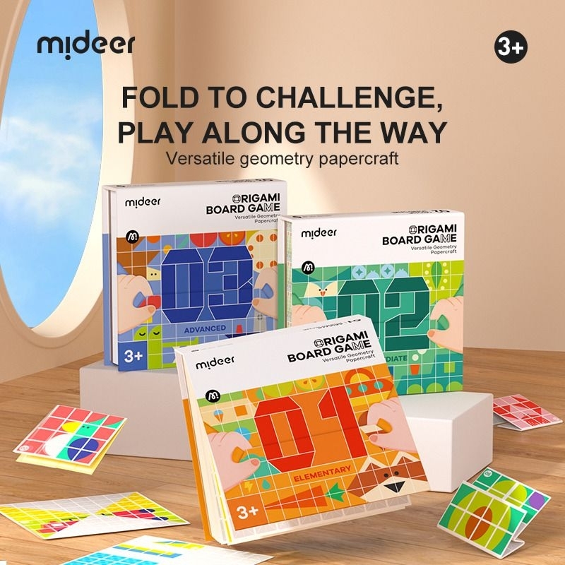 Jual Mideer Origami Geometry Board Papercraft Mainan Edukasi Anak ...