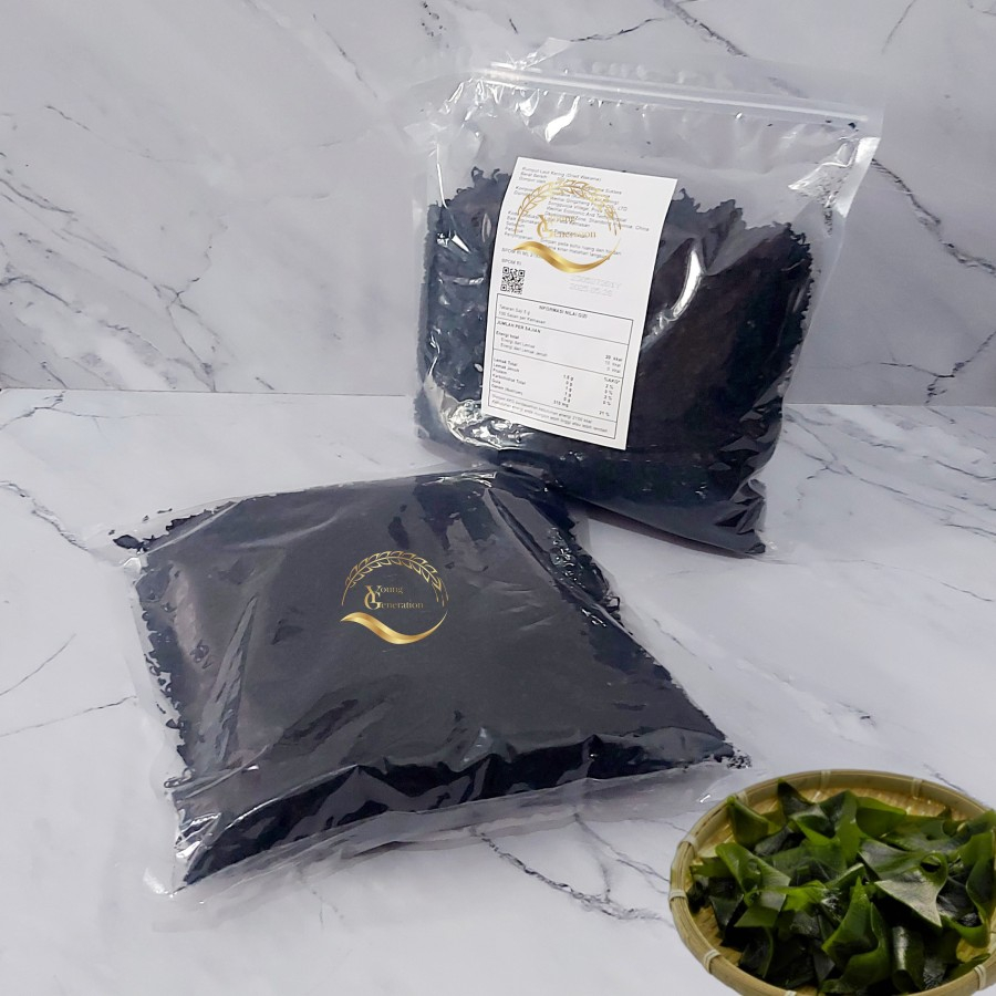 Jual DRY WAKAME Rumput Laut Kering │Japanese Dried Cut Wakame Shopee