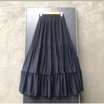Rok Plisket Susun Korea Panjang Fit To Jumbo