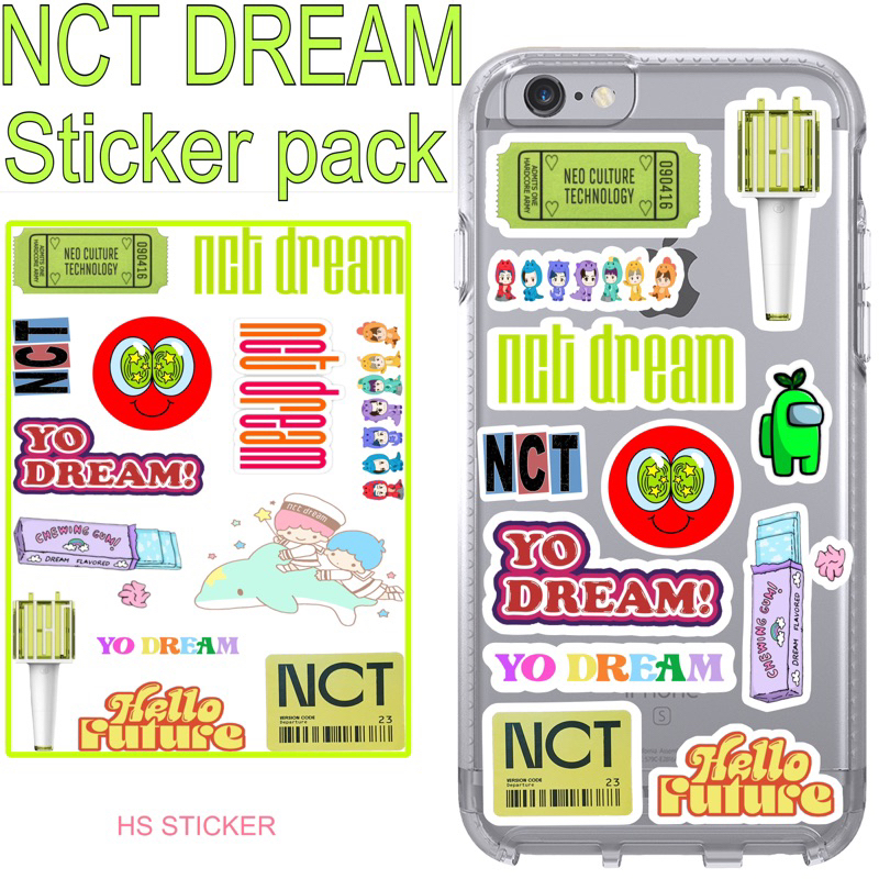 Jual STIKER NCT DREAM ( Sudah cutting ) Anti Air / Sticker kpop NCT ...