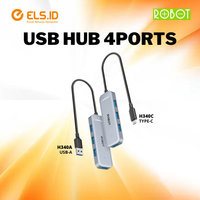 Jual Robot H340A / H340C USB Hub 4 Ports USB 3.0 | Shopee Indonesia