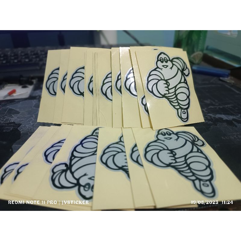 Jual stiker logo Michelin cutting sticker motor | Shopee Indonesia