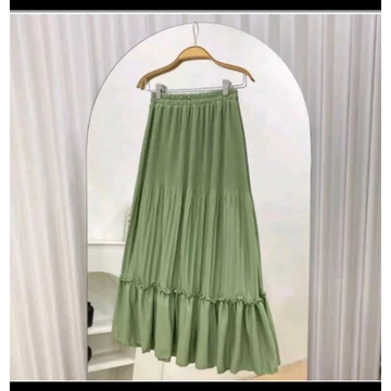 Rok Plisket Susun Korea Panjang Fit To Jumbo