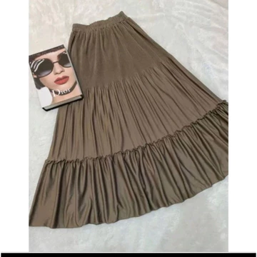Rok Plisket Susun Korea Panjang Fit To Jumbo