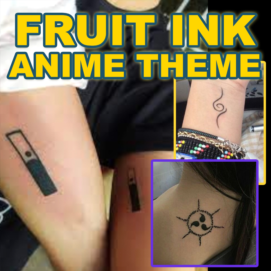 Jual Fruit Ink Tattoo Wibu-Anime Tato Temporer | Shopee Indonesia