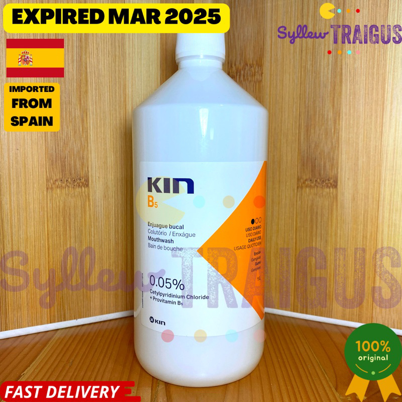 Jual KIN B5 Mouthwash Obat Kumur Cetylpyridinium Cloride + Provitamin ...