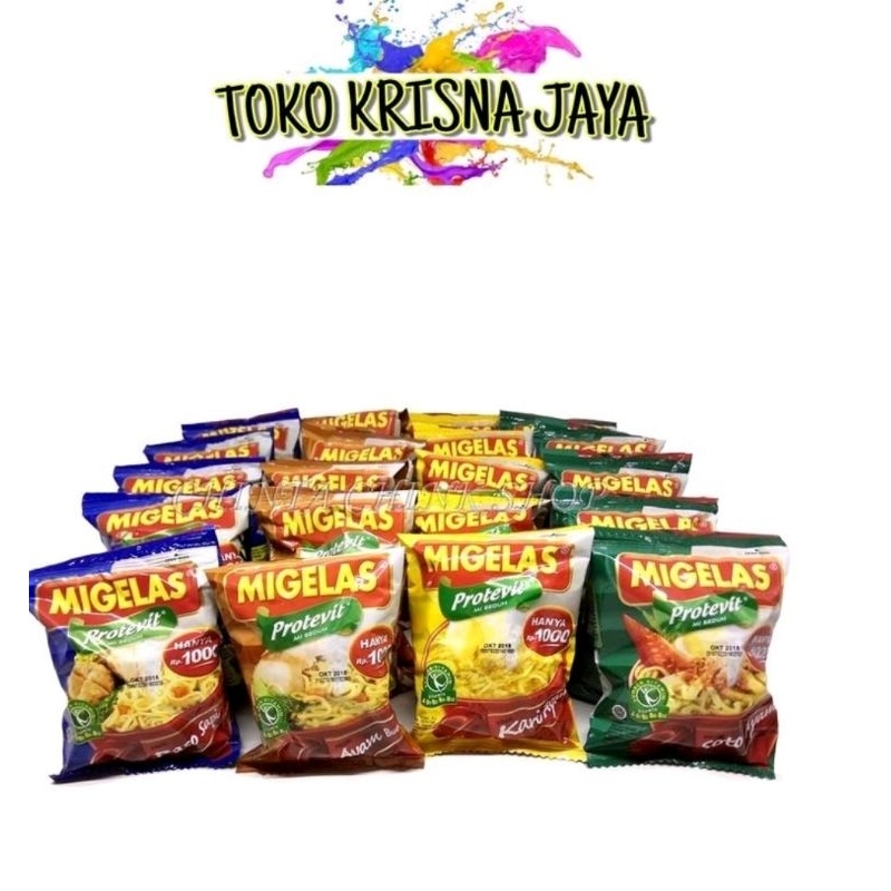 Jual Migelas Mie Seduh Rasa Ayam Bawang Soto Ayam Kari Ayam Sop