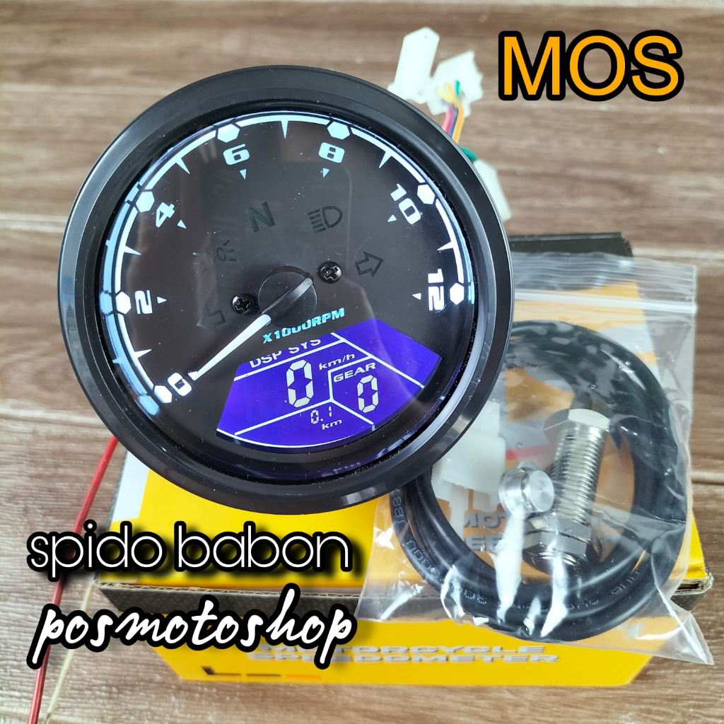 Jual Speedometer Baboon Digital Newtek Full Indikator Spidometer Spido