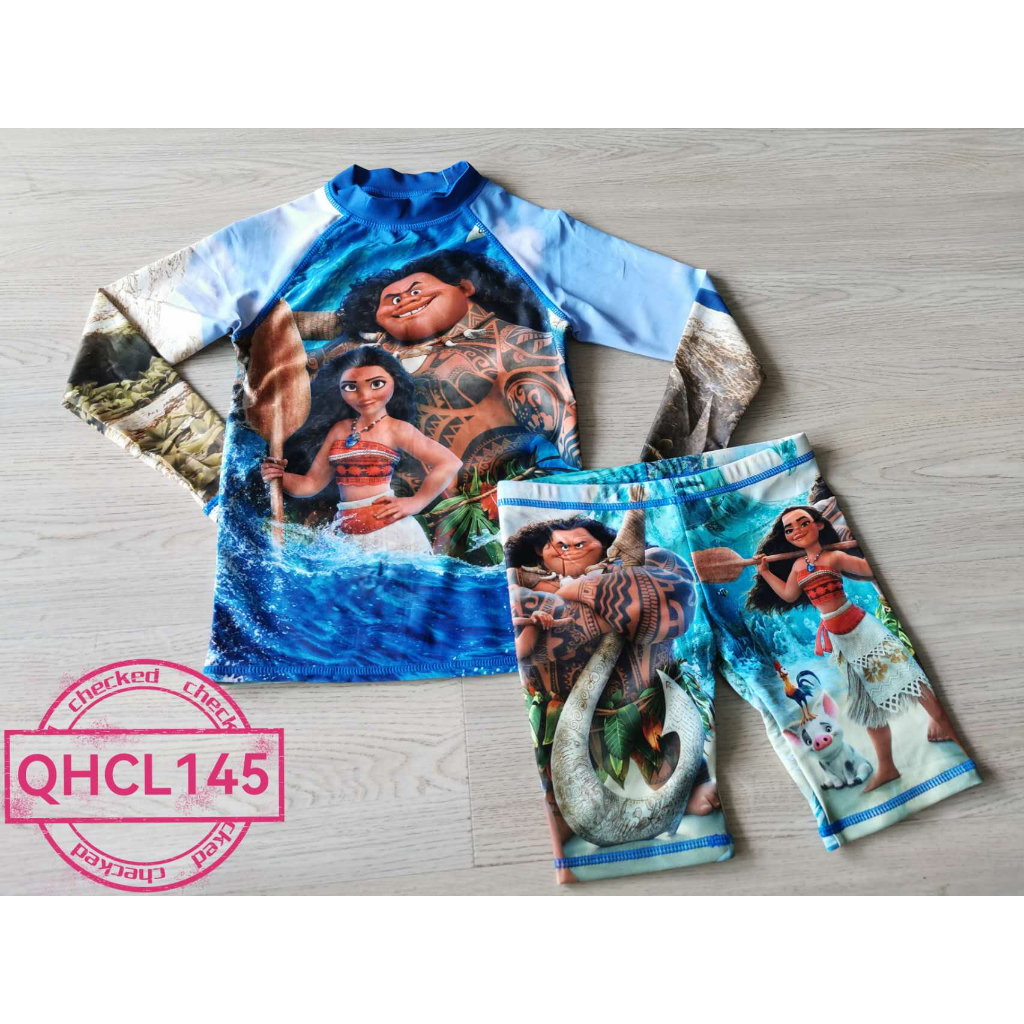 Jual Baju Renang Anak Set QH Active-DRY Baju dan Celana Renang Kartun ...