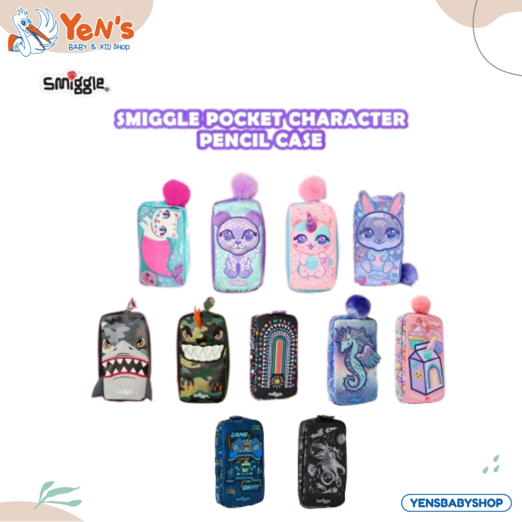 Jual *Smiggle** Pencil case Character / tempat pensil Anak | Shopee ...