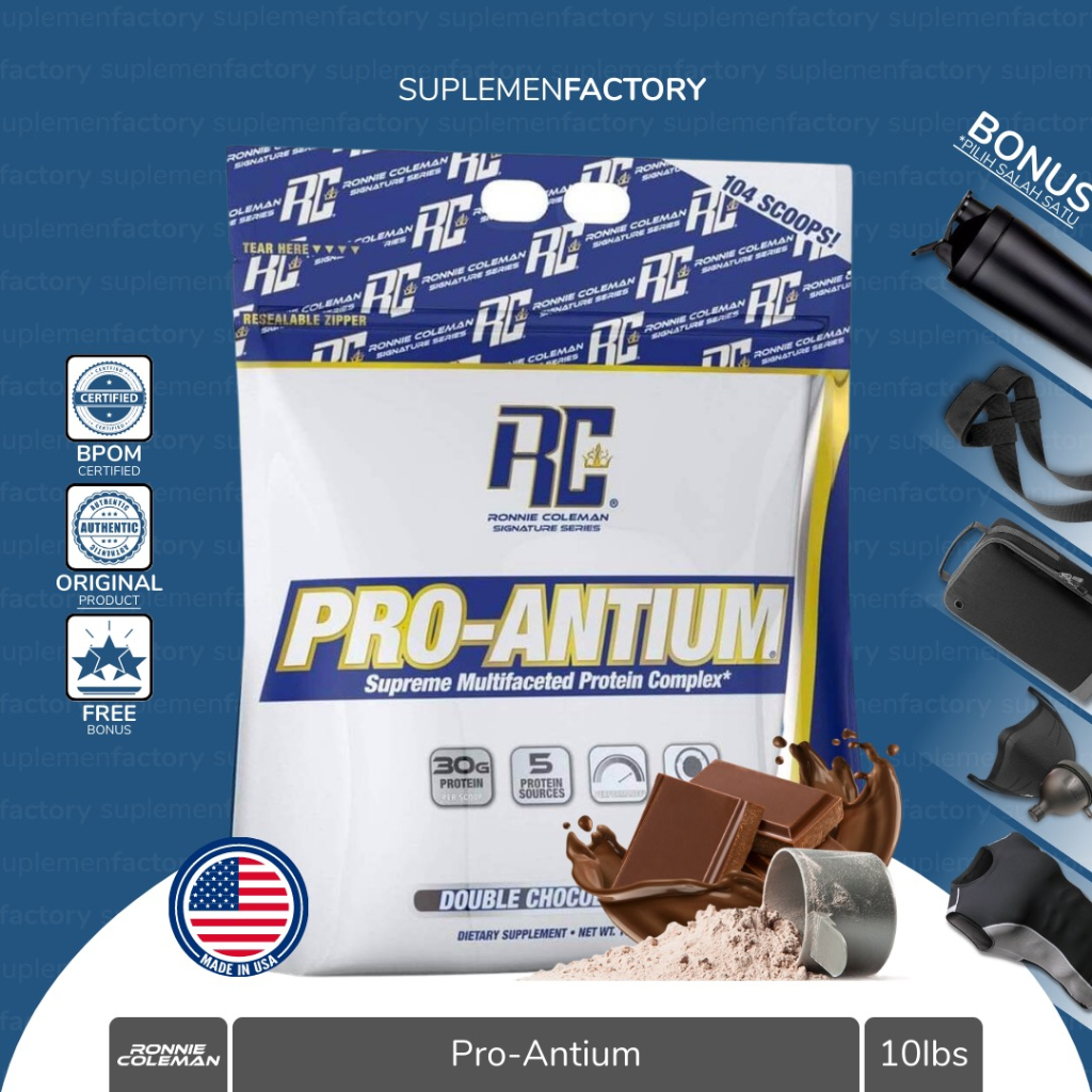 Jual Ronnie Coleman Pro Antium 10 lbs RC Proantium Whey Protein ...