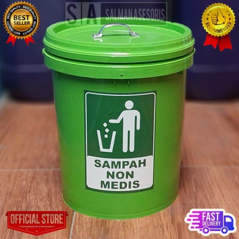 Jual Tong Ember Plastik Kg Tempat Sampah Liter Shopee Indonesia