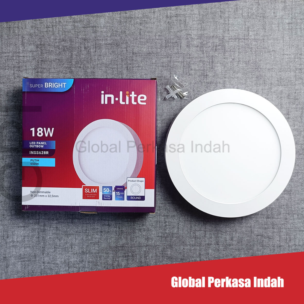 Jual Inlite Lampu Downlight Plafon Led Outbow W Bulat Inss R Putih