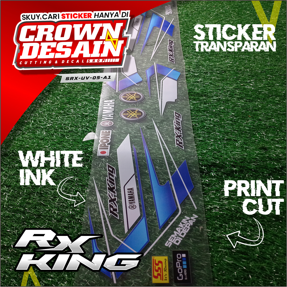 Jual Striping Yamaha RX King Lis Maxdecal Bening - Stiker Striping RX