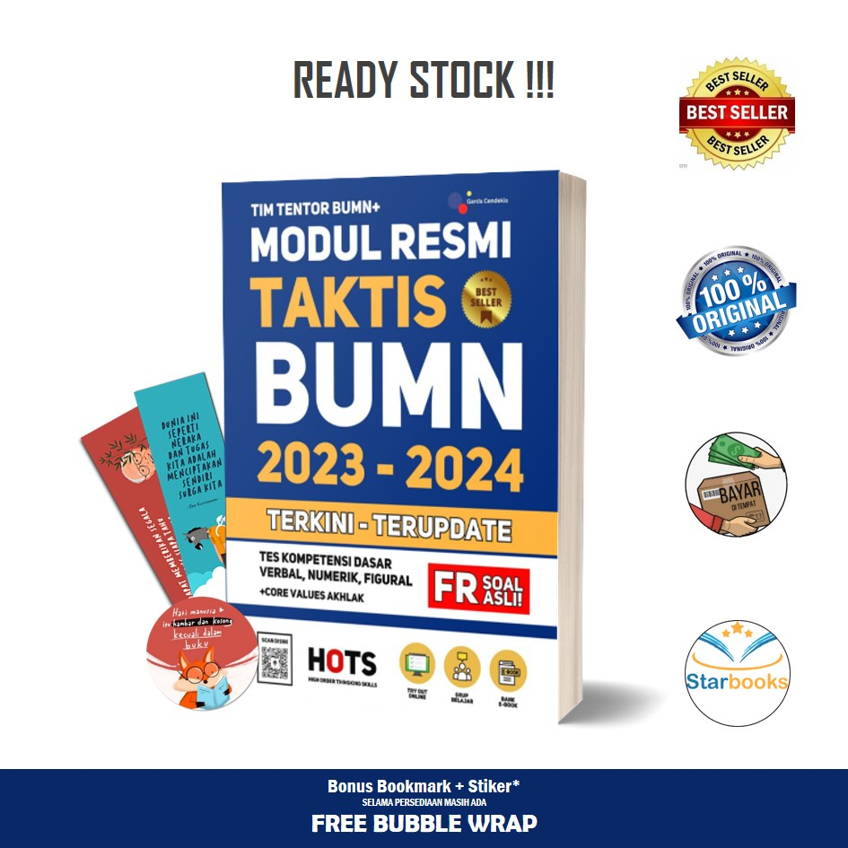 Jual Buku Modul Resmi Taktis BUMN 2023-2024 - Garda (Reference ...