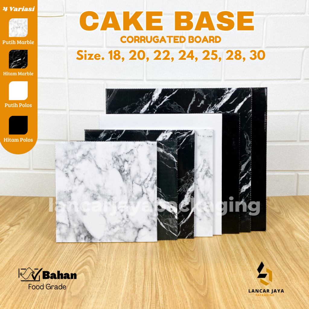 Jual Alas Kue Tart 22 CM Tatakan Cake Board Corrugated Papan Alas ...