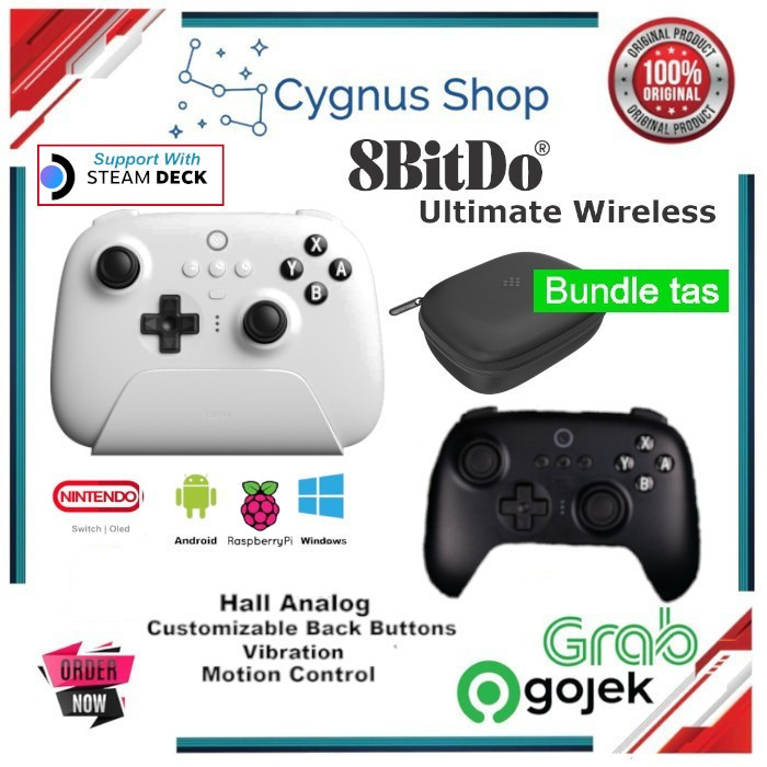  8Bitdo Ultimate 2.4G Wireless Controller for PC, Android, Steam  Deck, and Apple - Chongyun Edition (Officially Licensed by Genshin Impact)  : Video Games