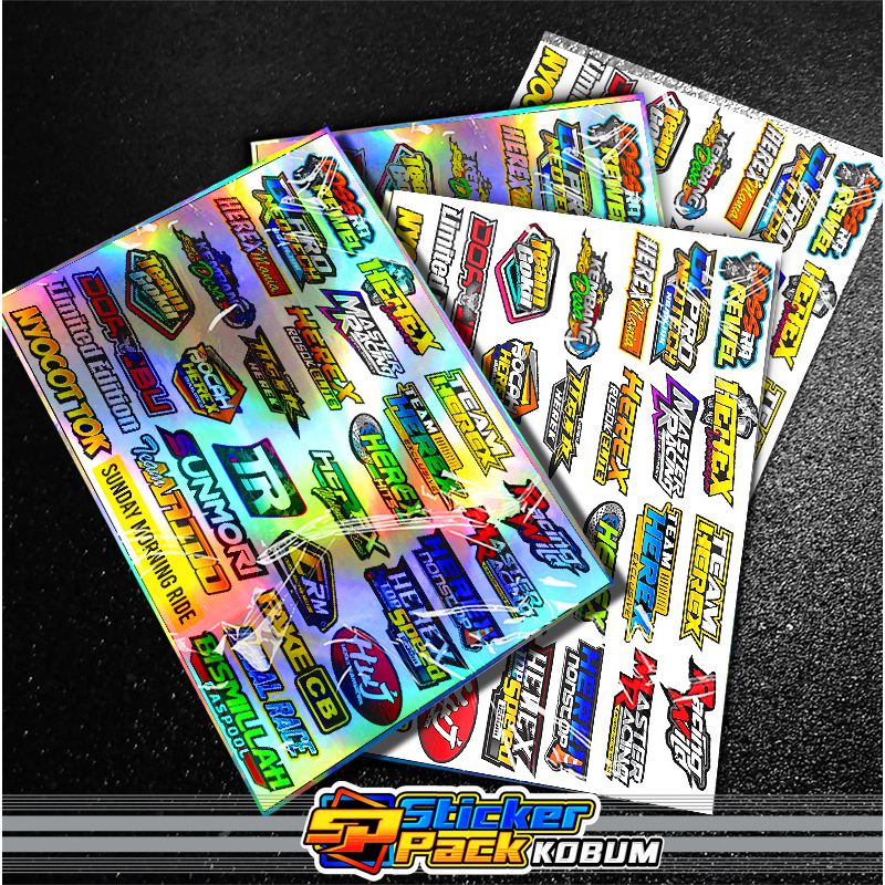 Jual Stiker Pack Los Rak Rewel Dan Stiker Pack Herex Stiker Keren ...