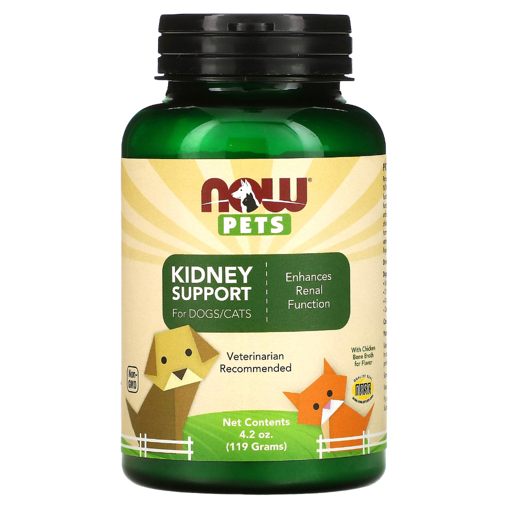 Image showcasing Jual NOW Foods,Kidney Support for Dogs/Cats Powder Kesehatan Ginjal ...