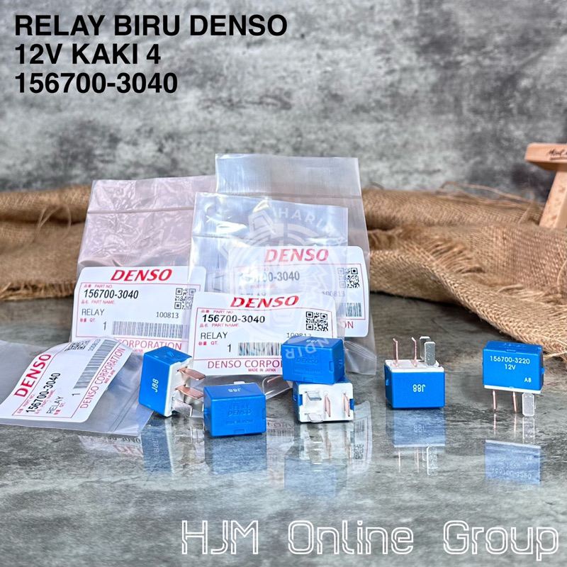 Jual Relay Biru V Kaki Pin Denso Riley Ac Universal Avanza Xenia