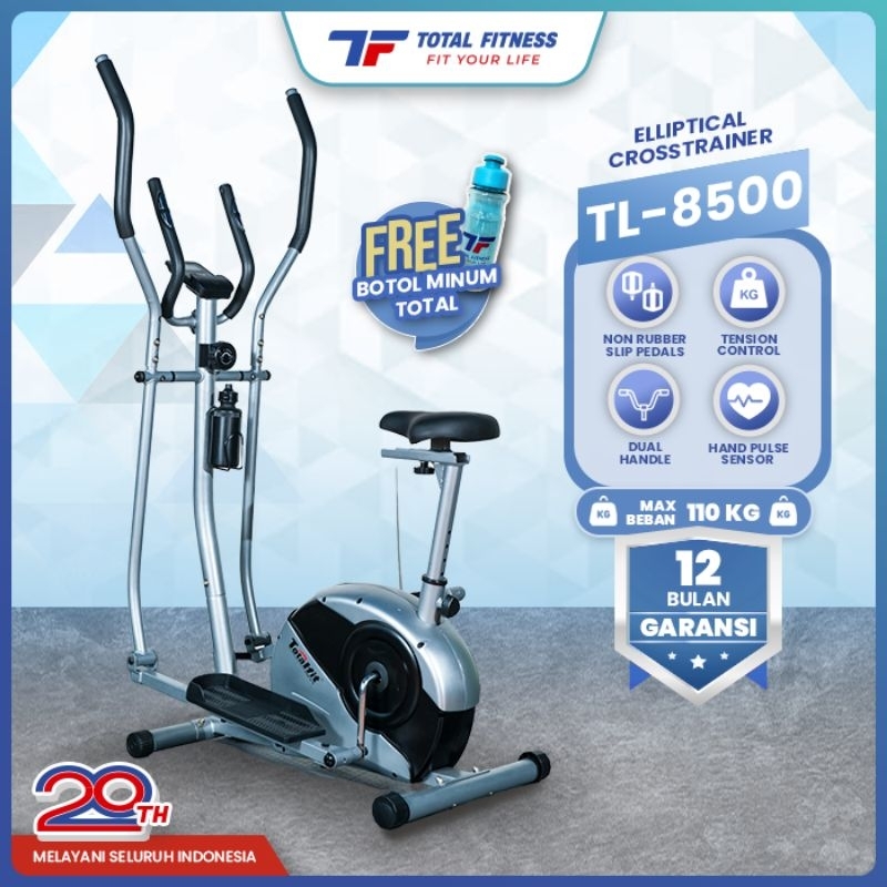 Jual Sepeda Statis Elliptical Crostrainer 2 In 1 Tl 8500 Alat Fitnes