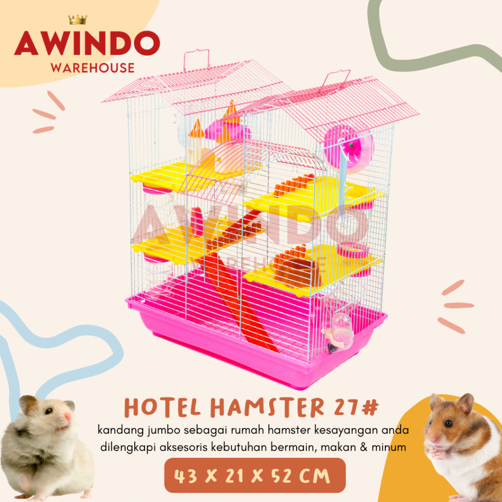 Hamster hotel outlet cage