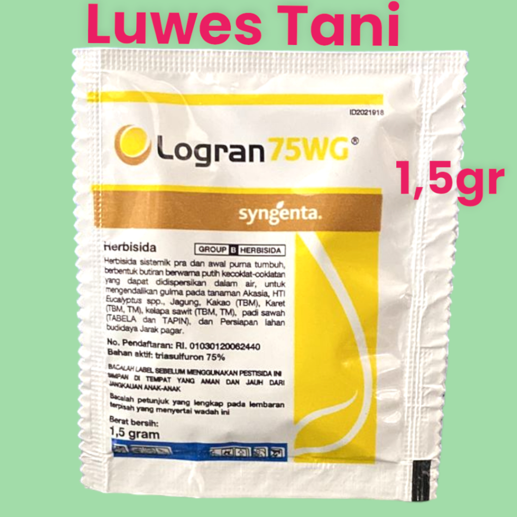 Jual LOGRAN 75 WG 1,5 GRAM HERBISIDA ( Triasulfuron 75% ) Basmi sampai ...