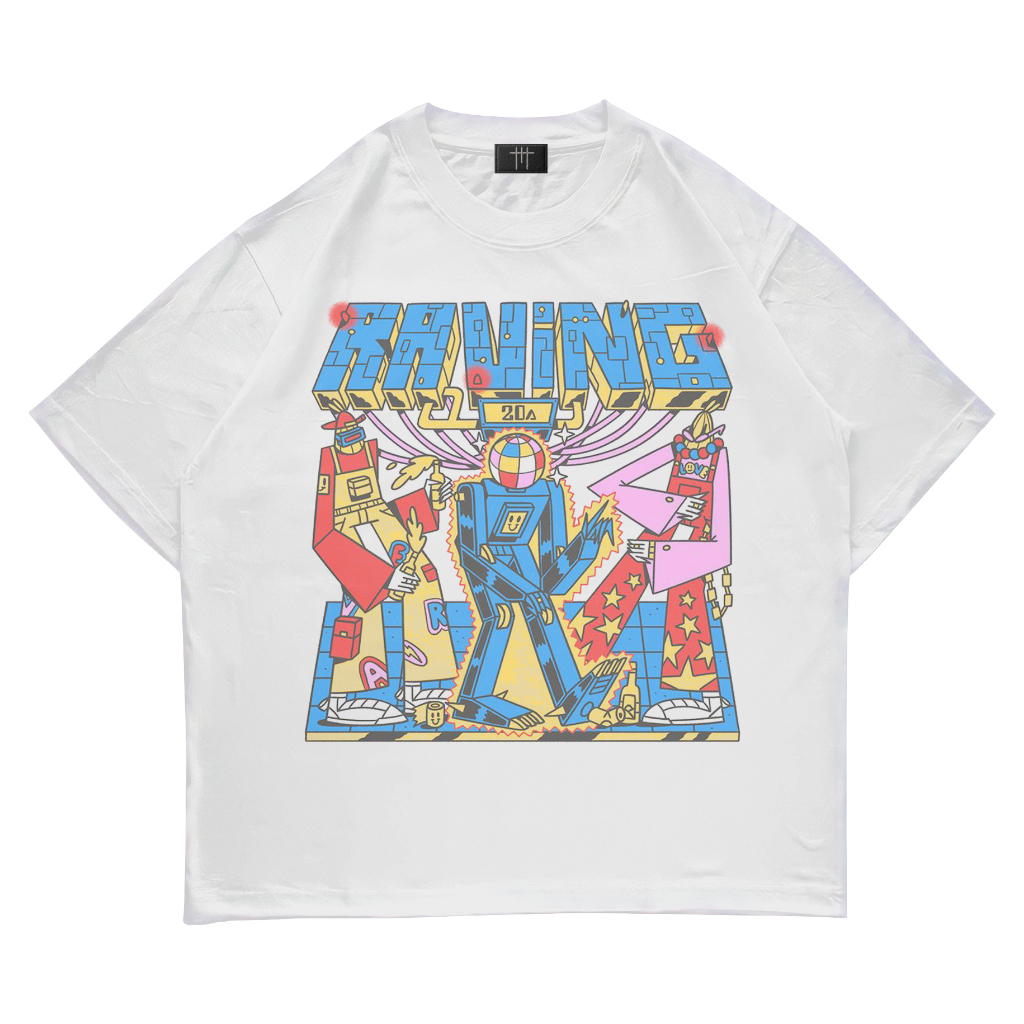 Jual MEGABLAST – RAVING KAOS OVERSIZE COMBED 24S | Shopee Indonesia