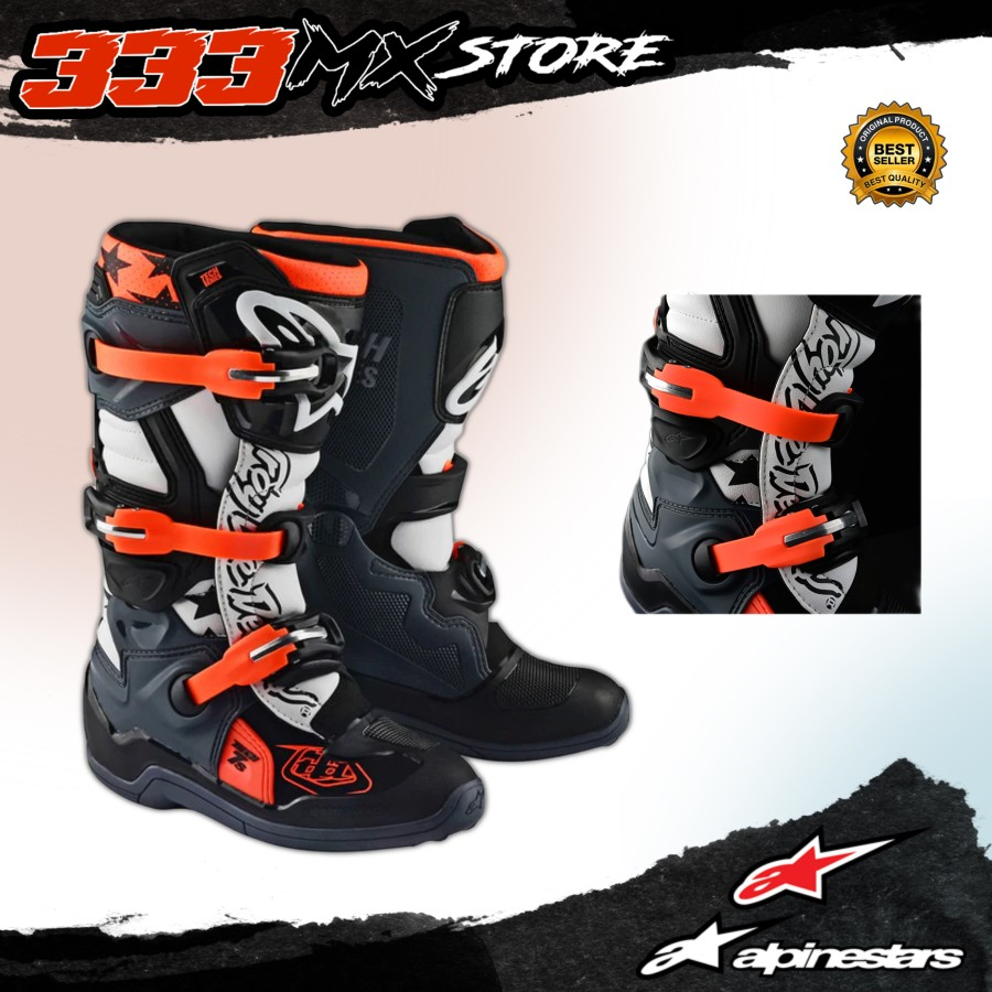 Jual BOOTS TLD ALPINESTARS TECH 7S ANAK BLACK WHITE GREY 2023 SEPATU ...