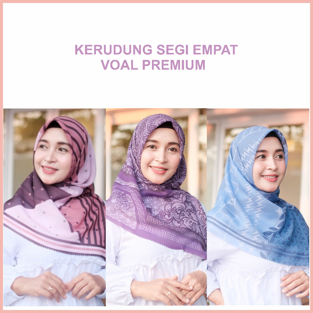 Jual Jilbab Segiempat/Jilbab printing/Jilbab motif/segiempat motif