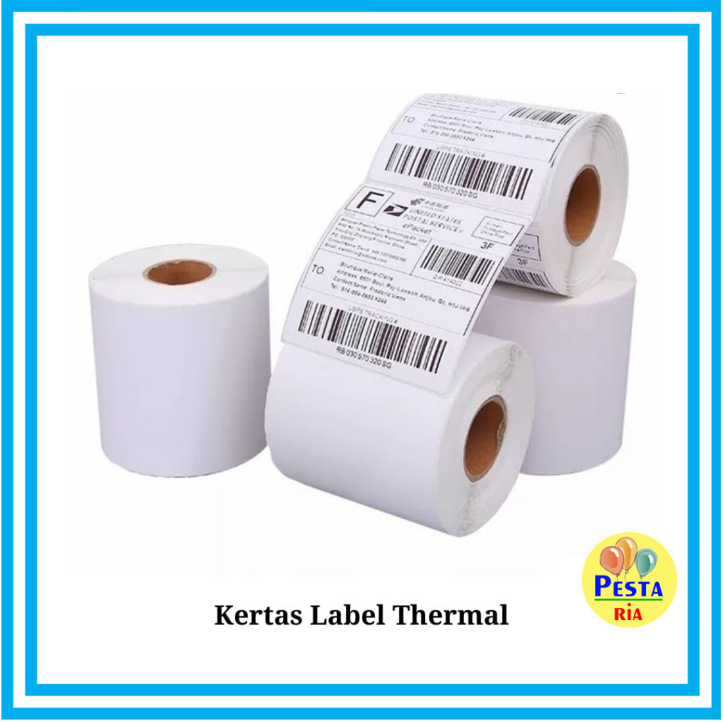 Jual Murah!! (1 Roll Isi 500Lembar) Kertas Label Thermal 100x150mm ...