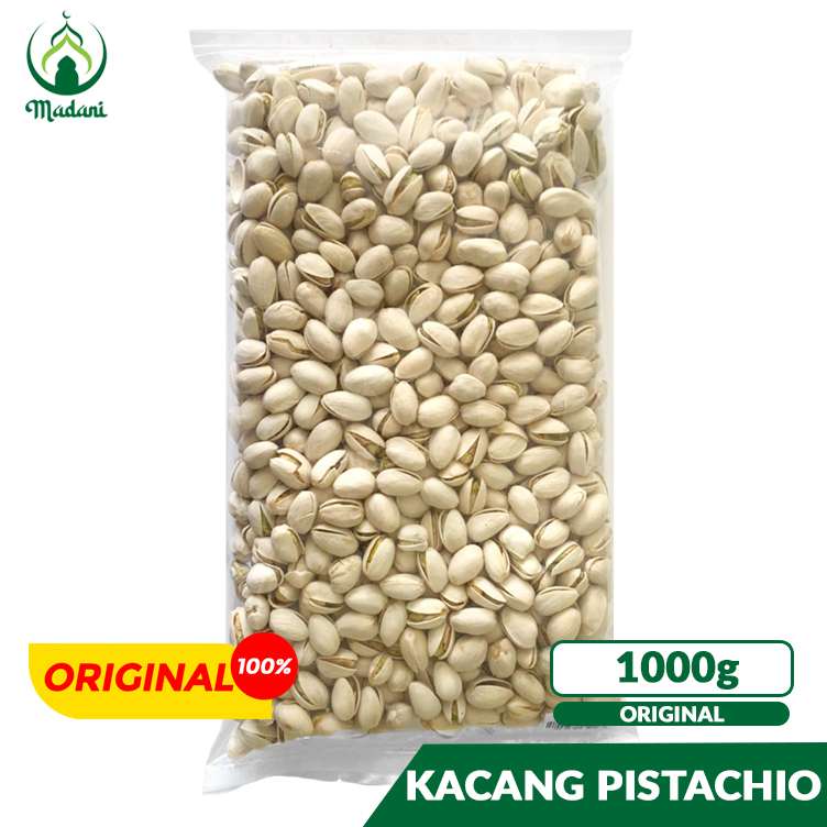 Jual Pistachio Kacang Fustuk Arab Selma Oleh-Oleh Haji Umroh 1000g ...
